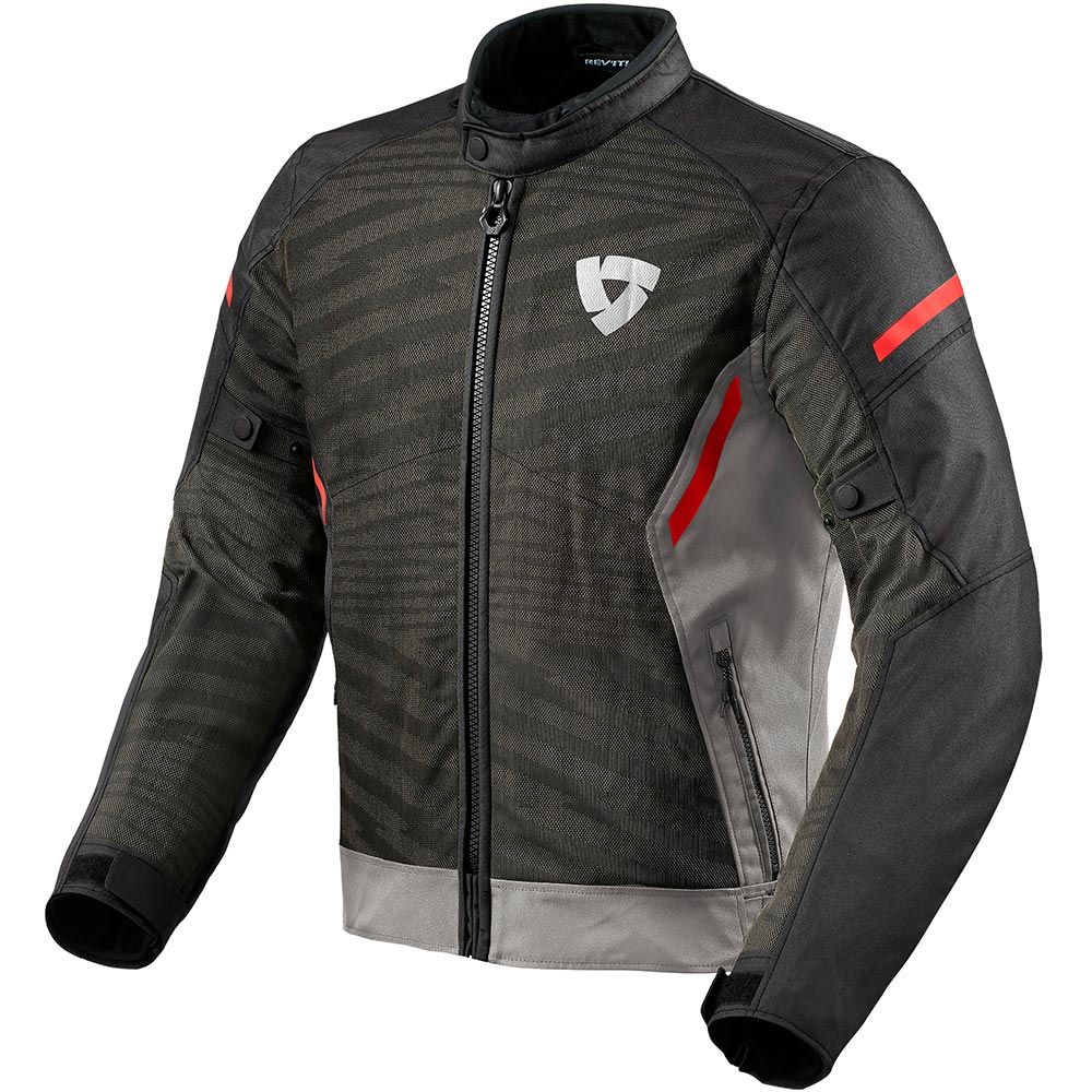 Rev'it - Blouson Torque 2 H2O Gris / Rouge