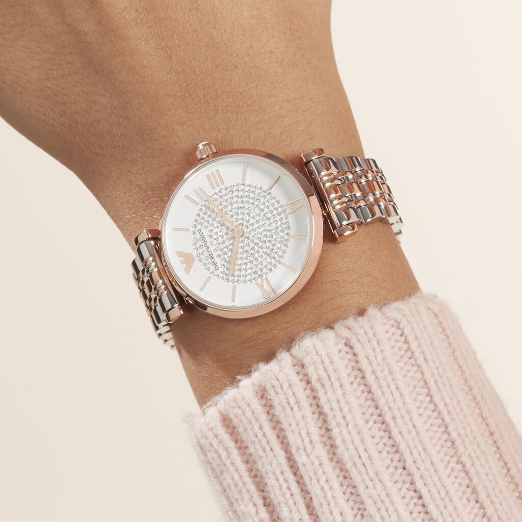 Montre Emporio Armani Blanc