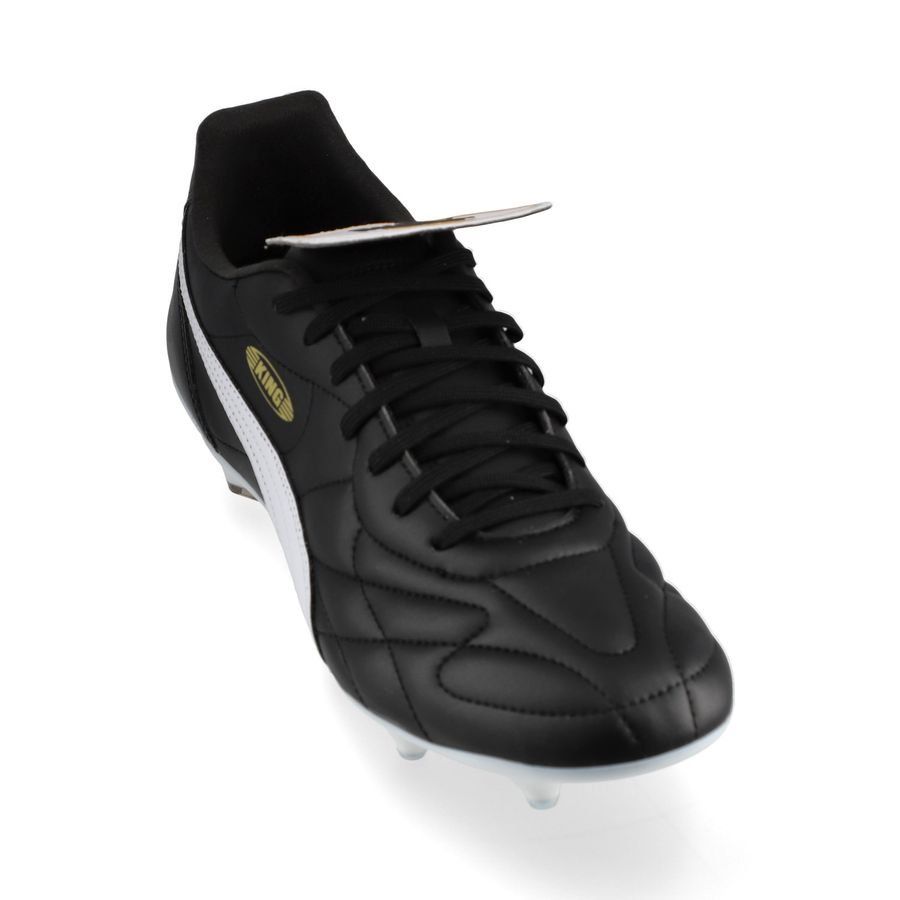 PUMA King Top SG - Noir/Blanc/Doré