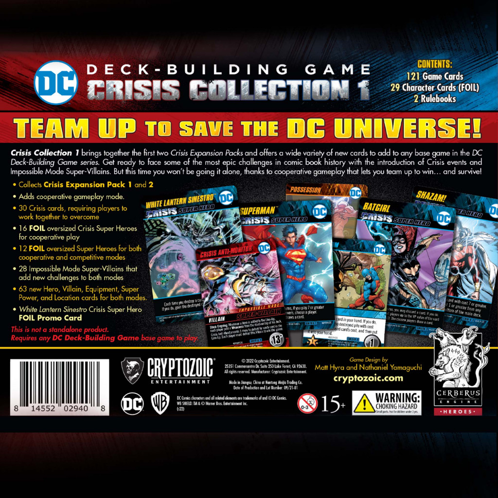 DC Comics Deck-Building Game - Crisis Collection 1