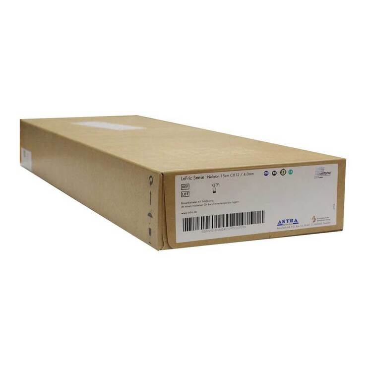 Lofric Sense Blasenkatheter mit Salzlösung Nelaton CH 12 15 cm, 120 St