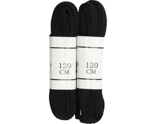 Platte veters, 120 cm, 2 paar