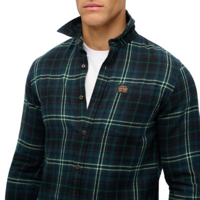 Chemise à manches longues homme Cotton Lumberja SUPERDRY