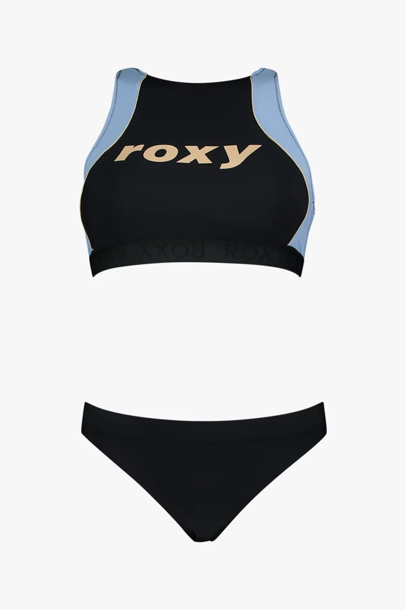 Roxy Active Crop Top A-C Cup Damen Bikini