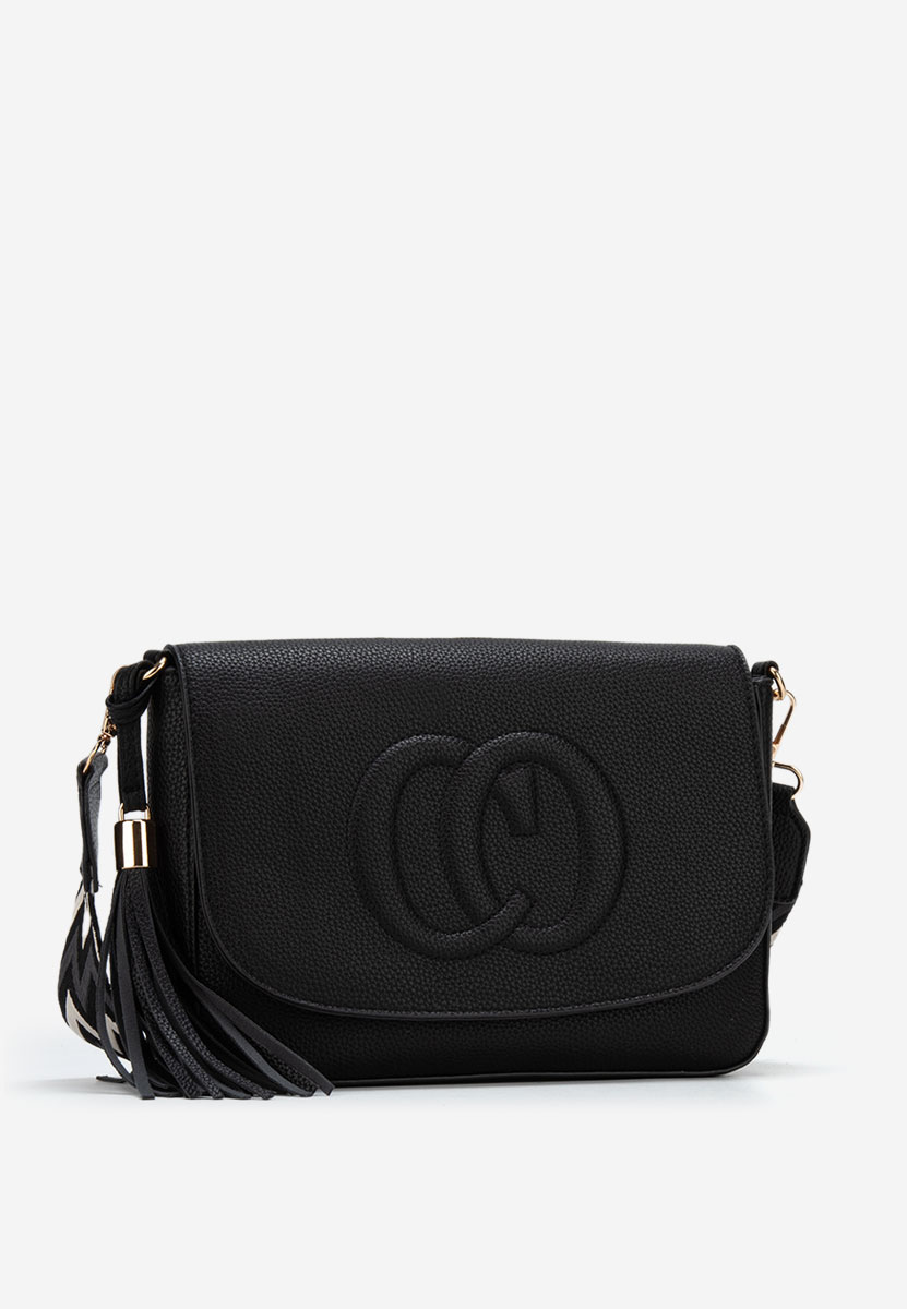 Sac bandoulière femme noire Triumpha Winter