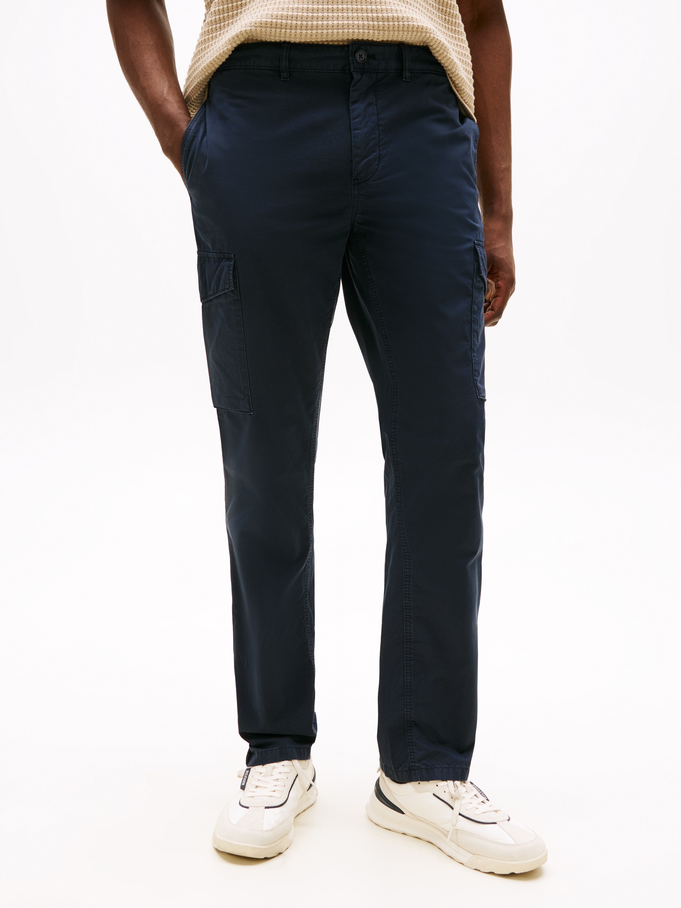 Tommy Hilfiger Cargohose »DENTON LW TWILL«  Straight Fit, Baumwolle