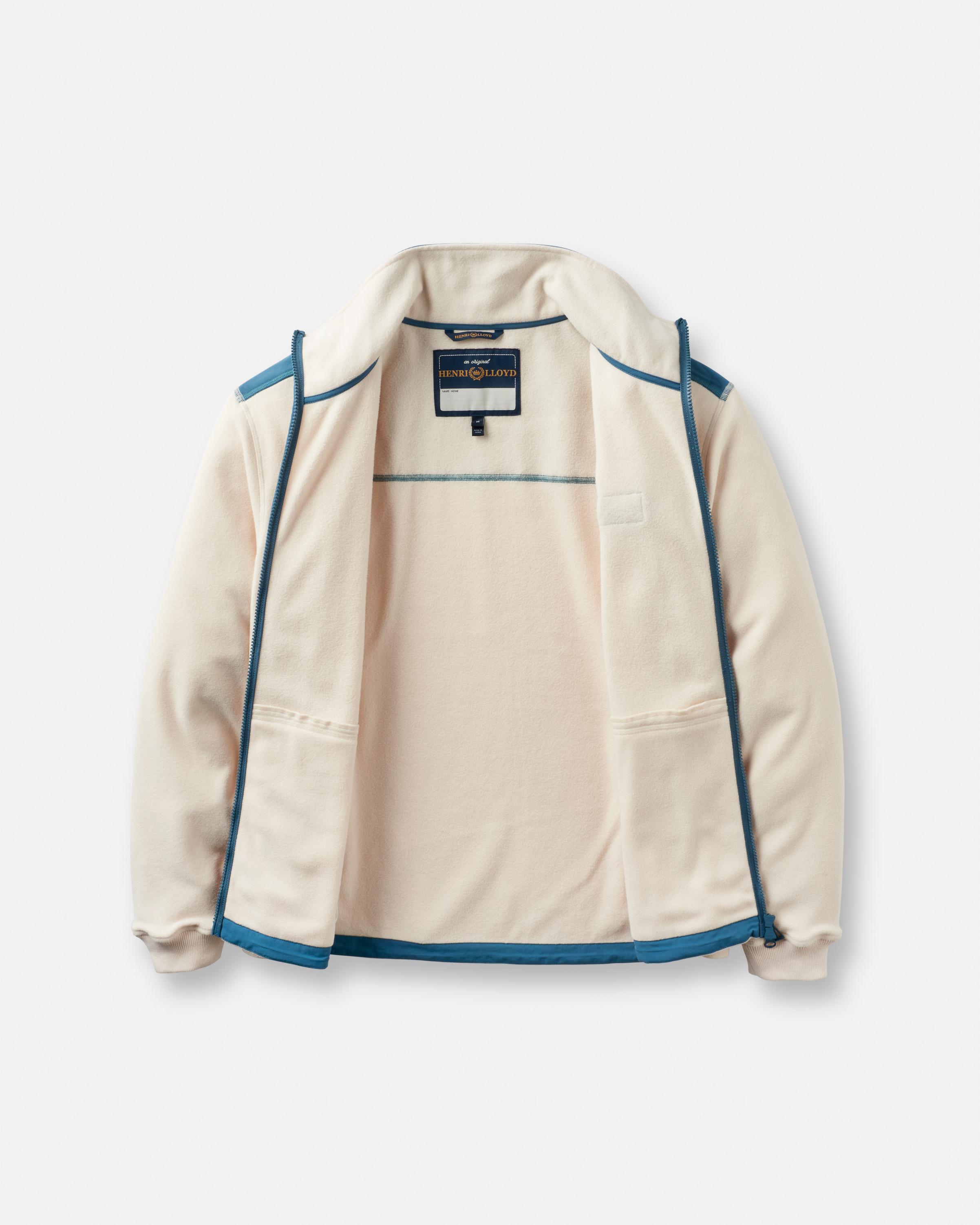 Henri Lloyd Weymouth Fleece Ecru/Washed Teal