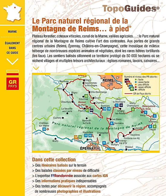 FFRP - PN09 MONTAGNE DE REIMS A PIED FFRP