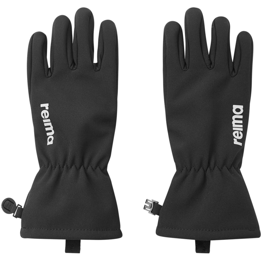 Køb Reima Black Tehden Black Softshell Handsker