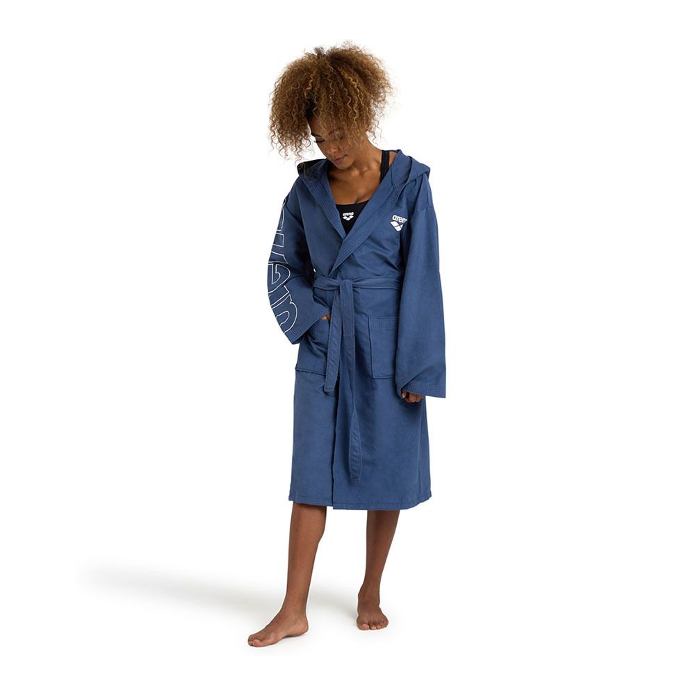 Arena ZEAL PLUS - Peignoir navy/white