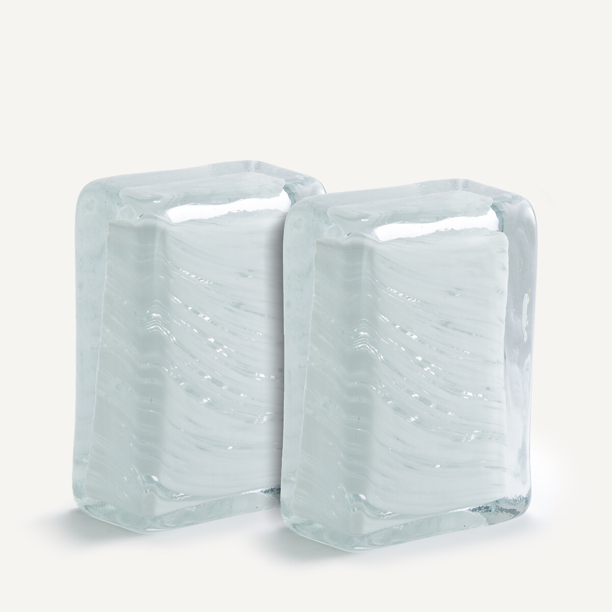 AM.PM<br>Conjunto de 2 suportes para livros de vidro, Diafani
