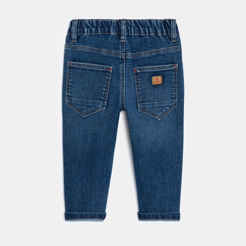 Jean relaxed bébé garçon bleu foncé denim Catimini Bleu