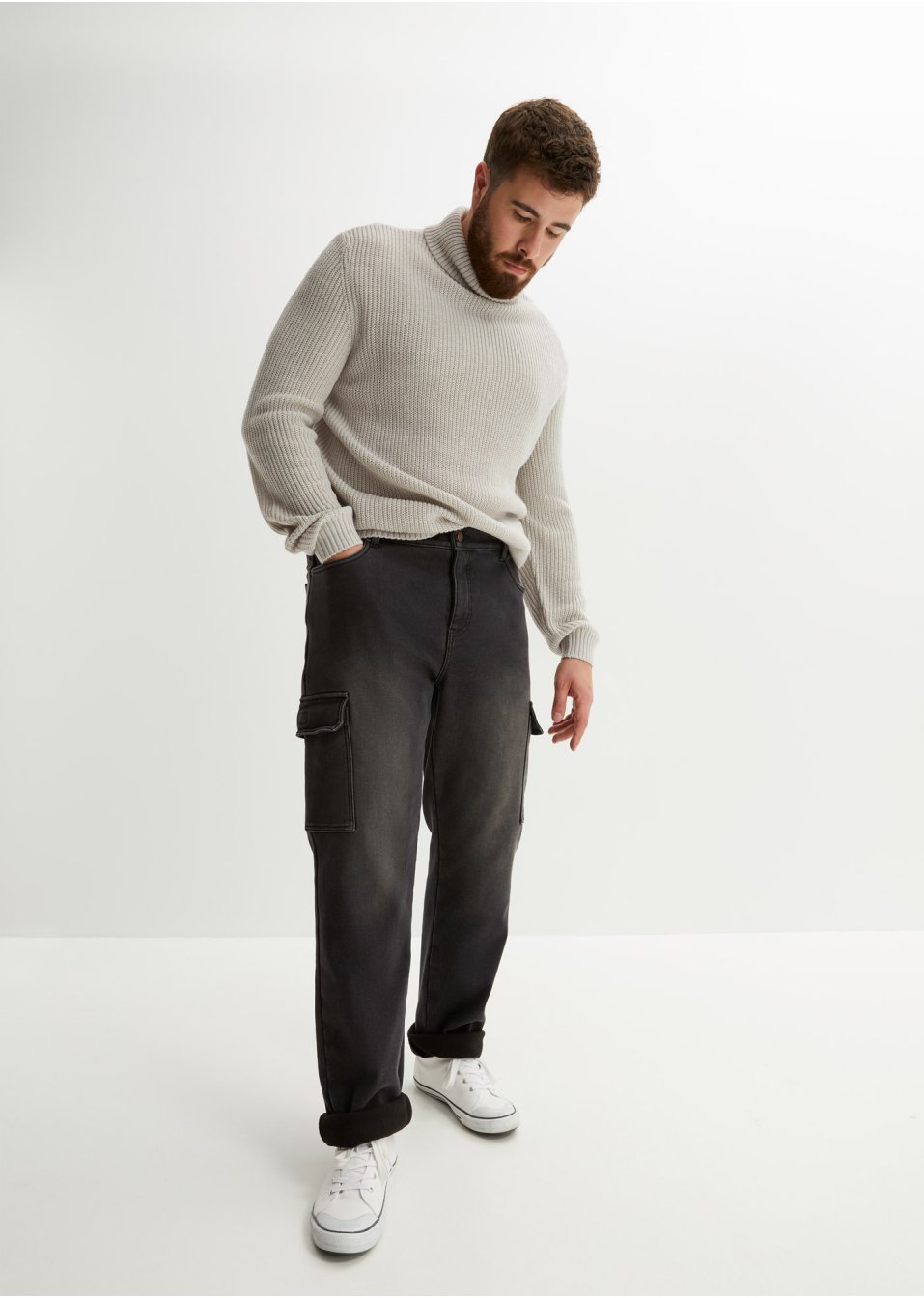 Jean extensible thermo Regular Fit, Straight
