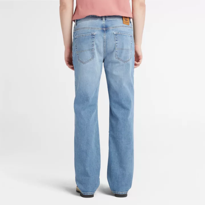 Calça jeans Stretch Core masculina na cor azul