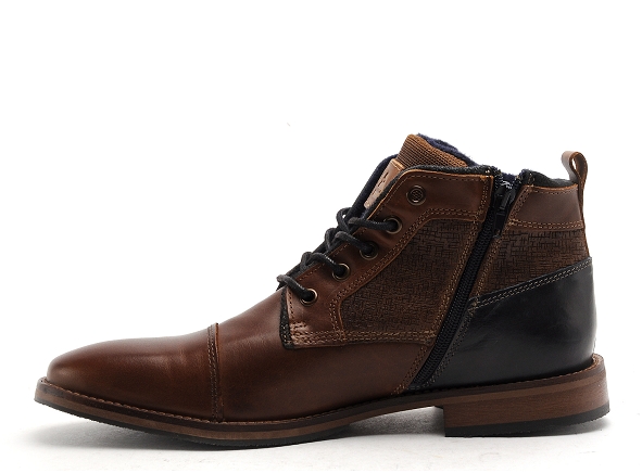 Bullboxer boots bottine homme 681k50108a gecg marron