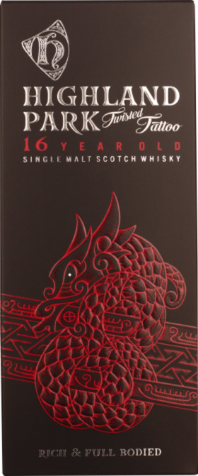 HIGHLAND PARK 16 YEARS TWISTED TATTOO 70CL