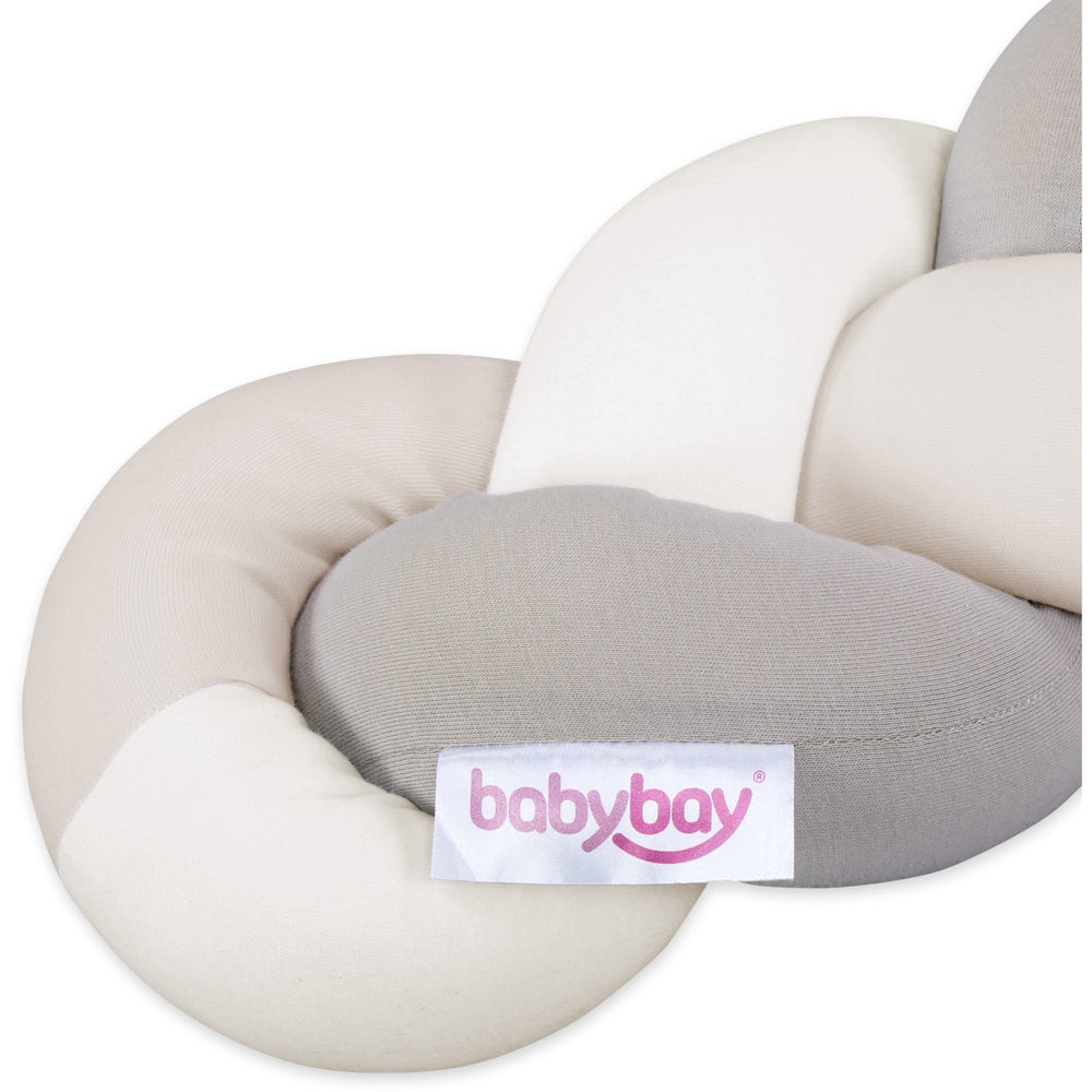 Køb babybay ® Flettet Sengerand Ivory/Beige/Cream 180 Cm