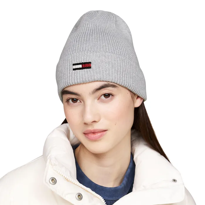 Tommy Hilfiger Elongated Flag Beanie Dames