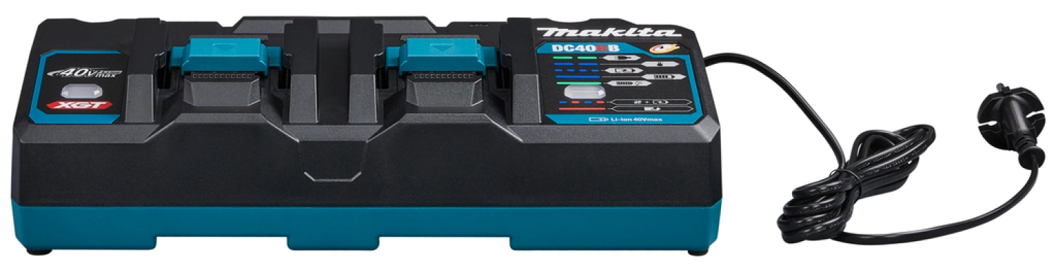 Makita 191U28-6 40V XGT Li-Ion accu starterset (4x 4.0Ah)   duolader in Mbox