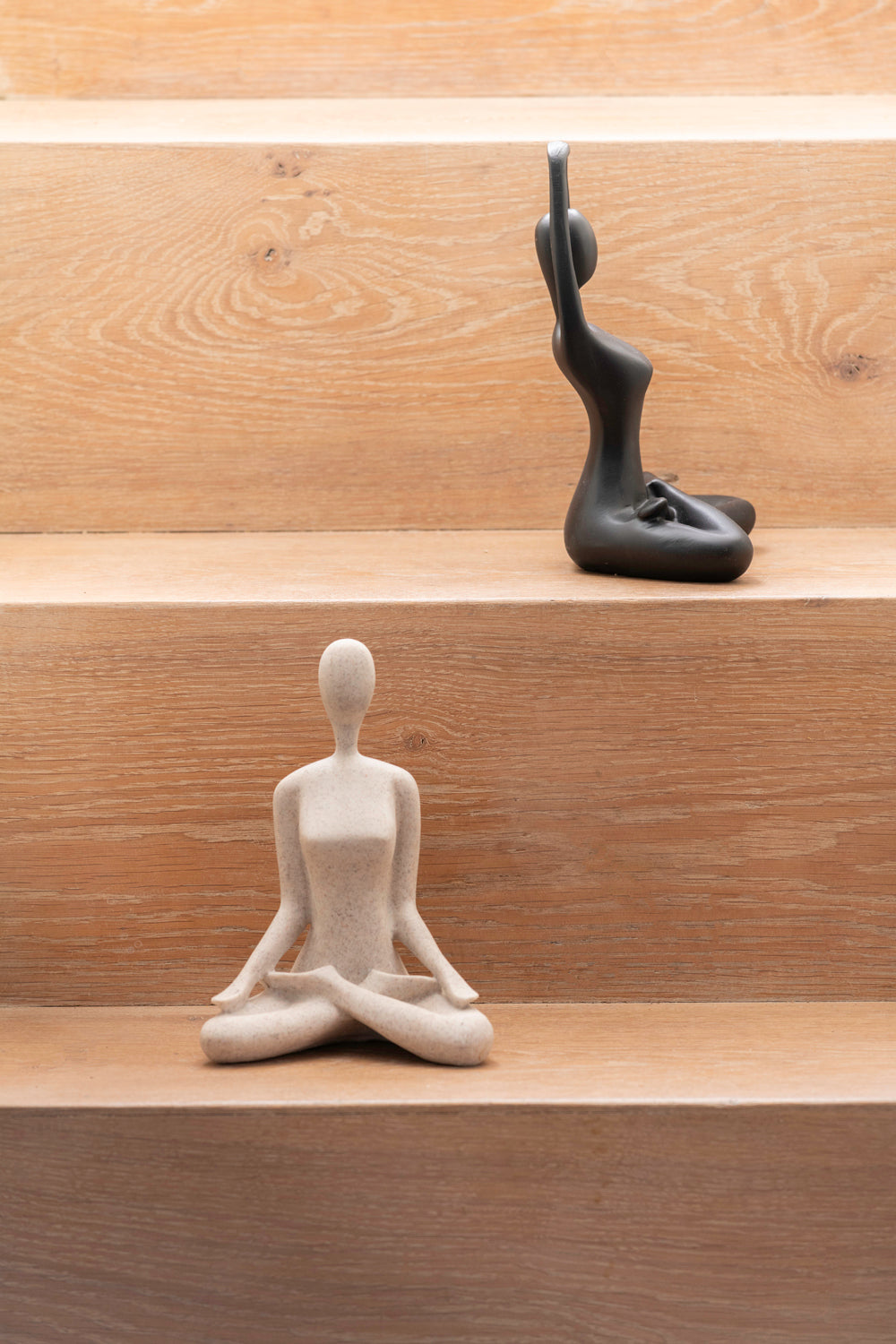 Present Time - Beeld Stretched Lotus - Zwart