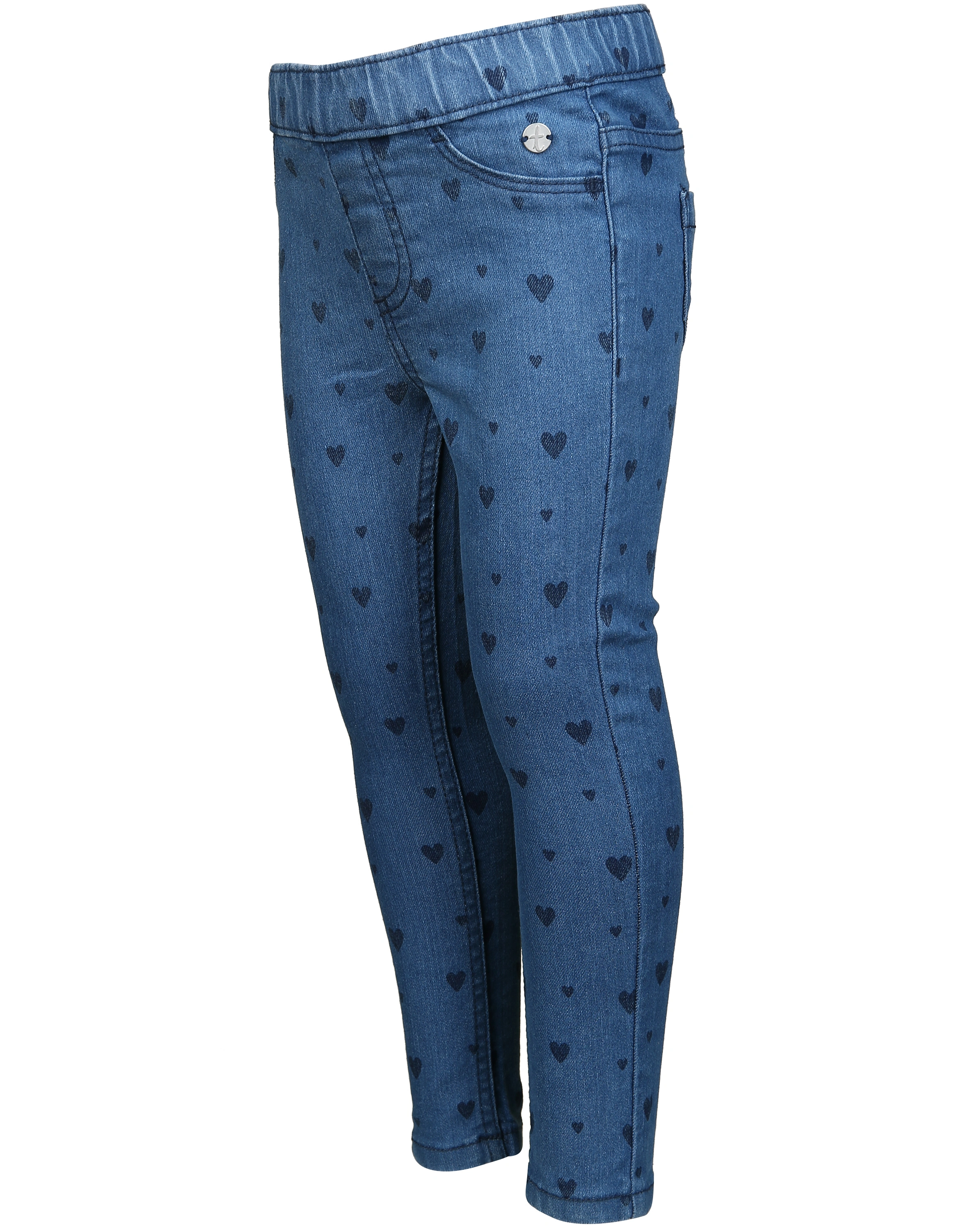 Jeggings HERZEN in mittelblau
