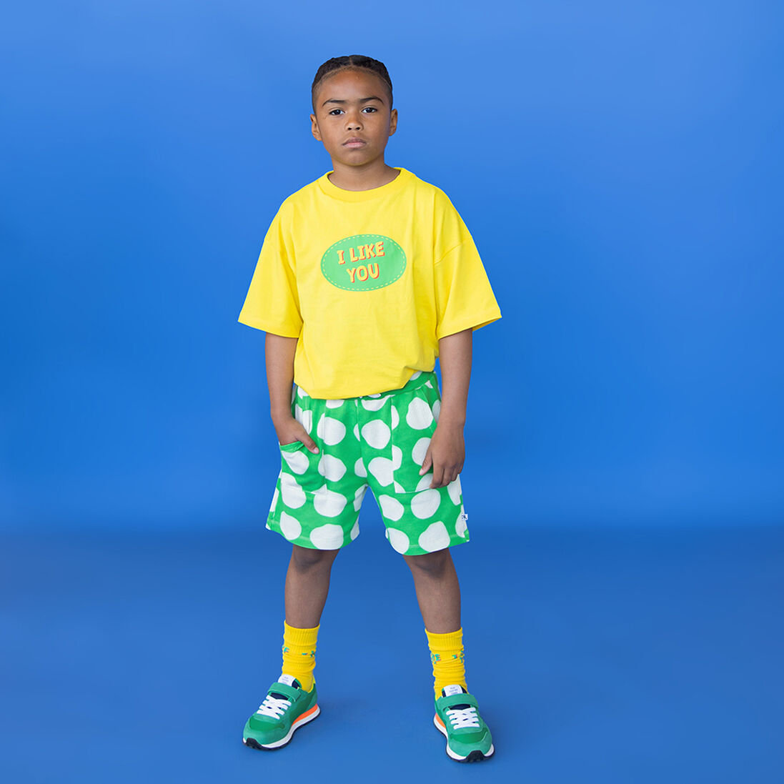 CARLIJNQ gele carlijnq t-shirt what i like - t-shirt oversized with print