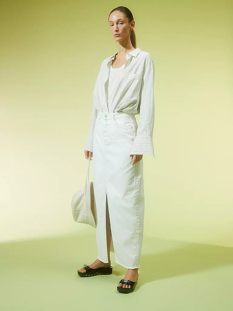 ARMEDANGELS Jeansrock KITAARI creme