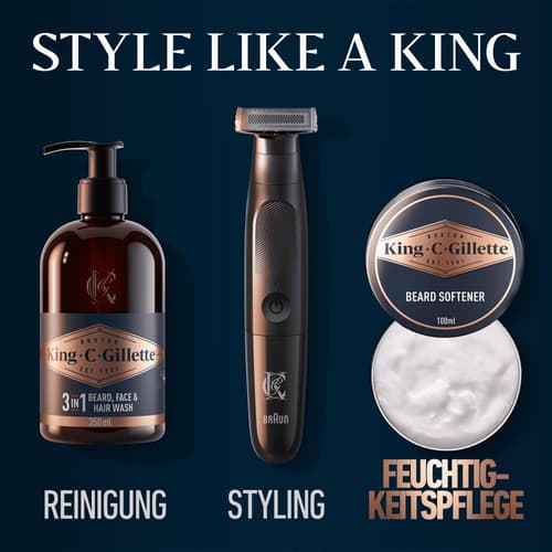 King C. Gillette Bartbalsam für Männer