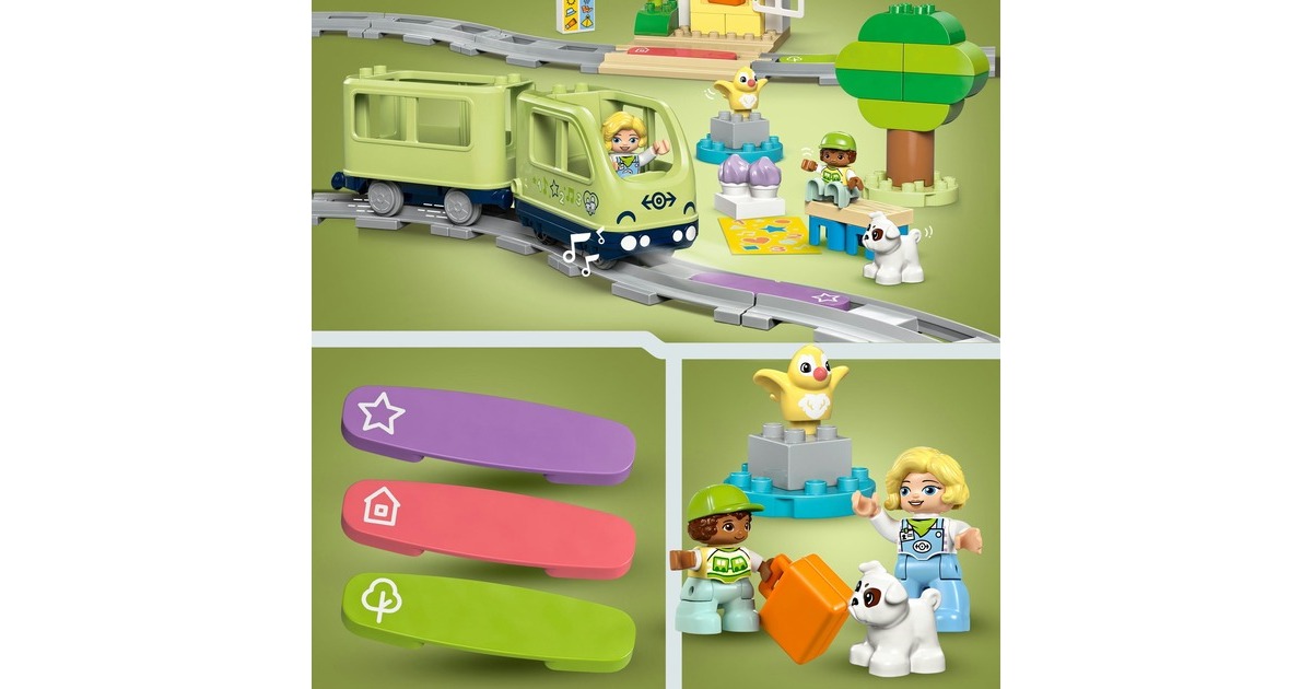 LEGODUPLO Stad - Interactieve avonturentrein Constructiespeelgoed  (10427)