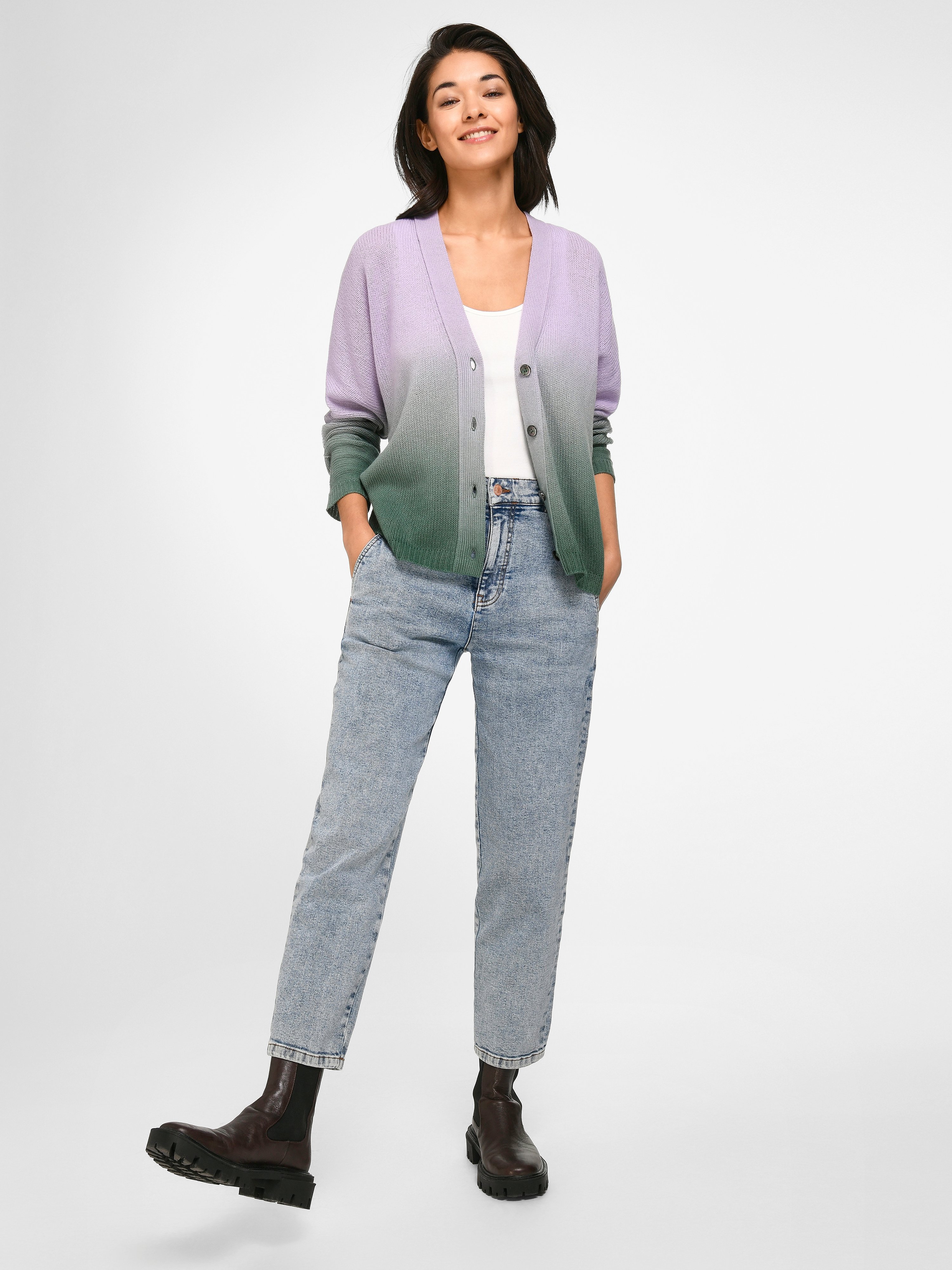 Strickjacke aus 100% Premium-Kaschmir