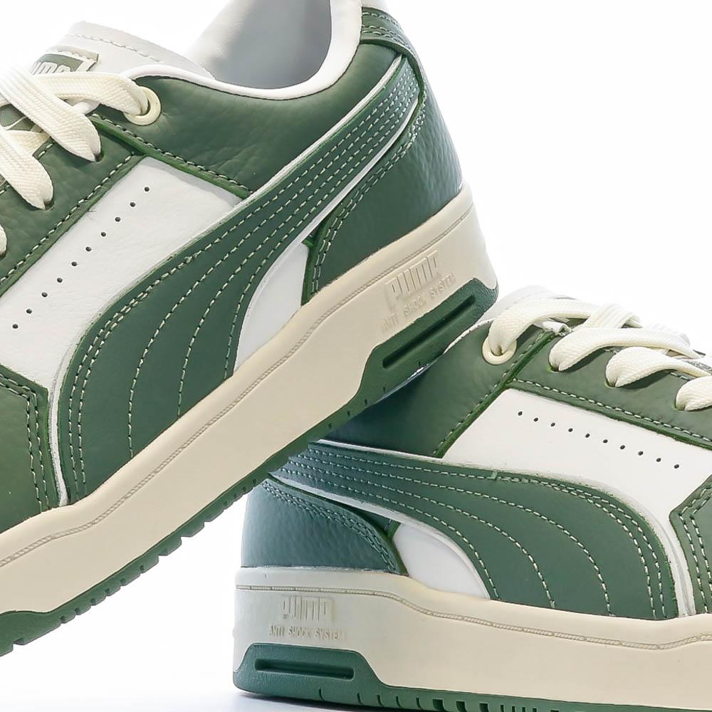 Puma Baskets Vert/Blanc Homme Puma Vintage 394693