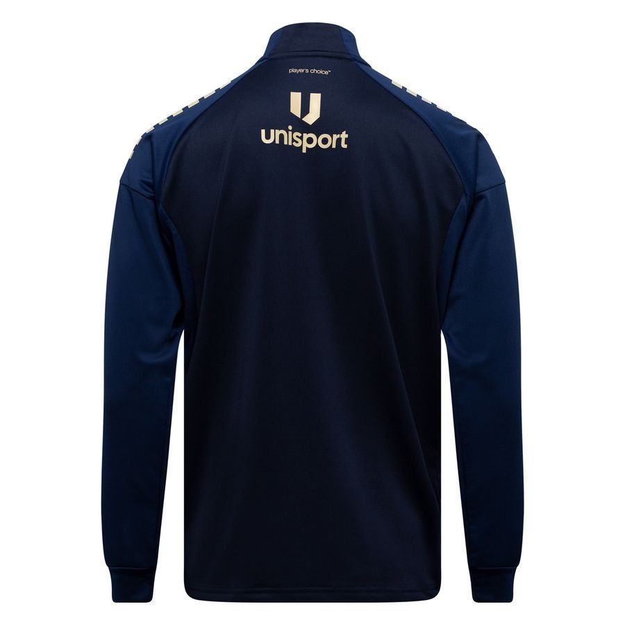 Lyngby BK Maillot d'Entraînement Full Zip Elite - Bleu Marine/Beige