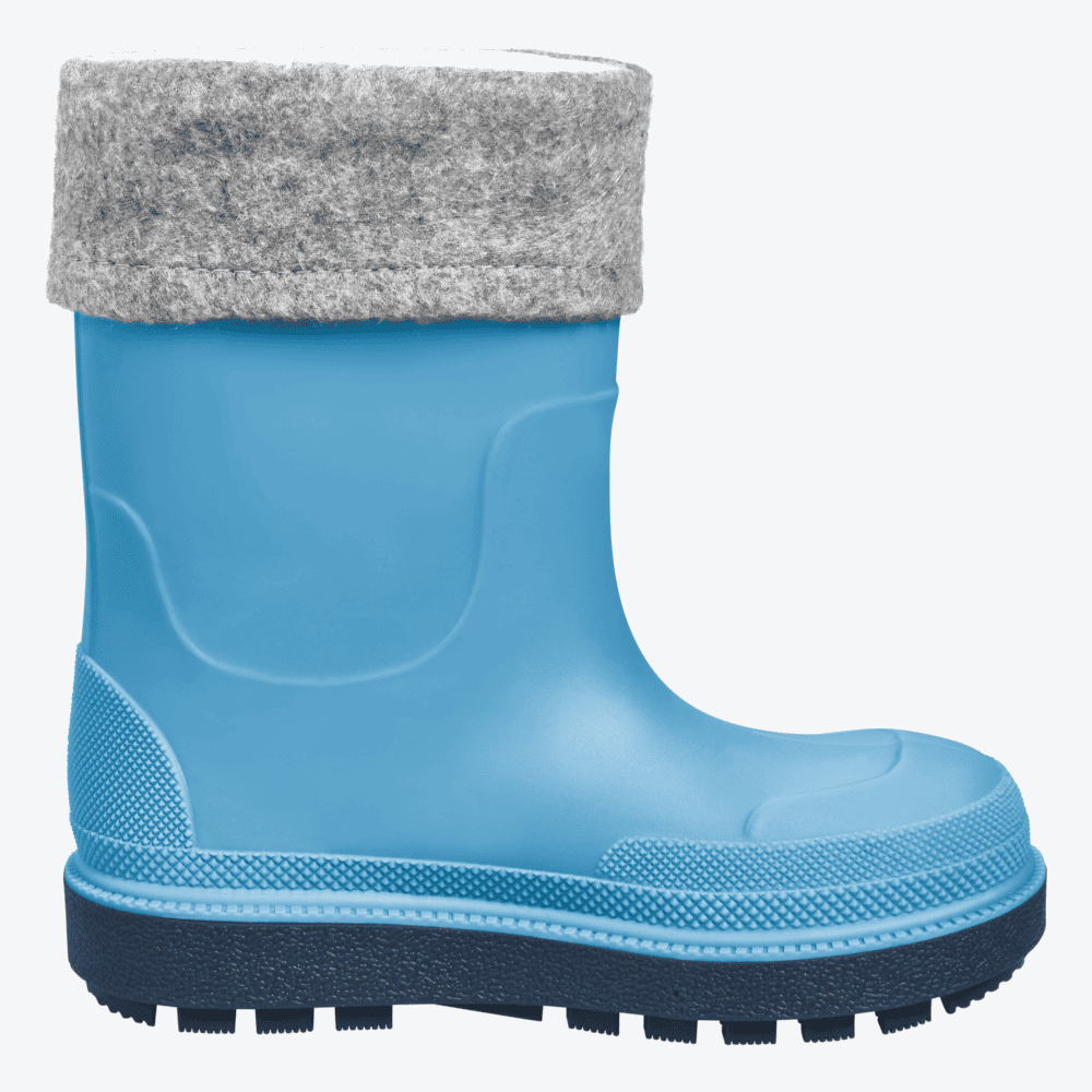 Playshoes Gummistiefel - Regenstiefel mit Futter - Blau