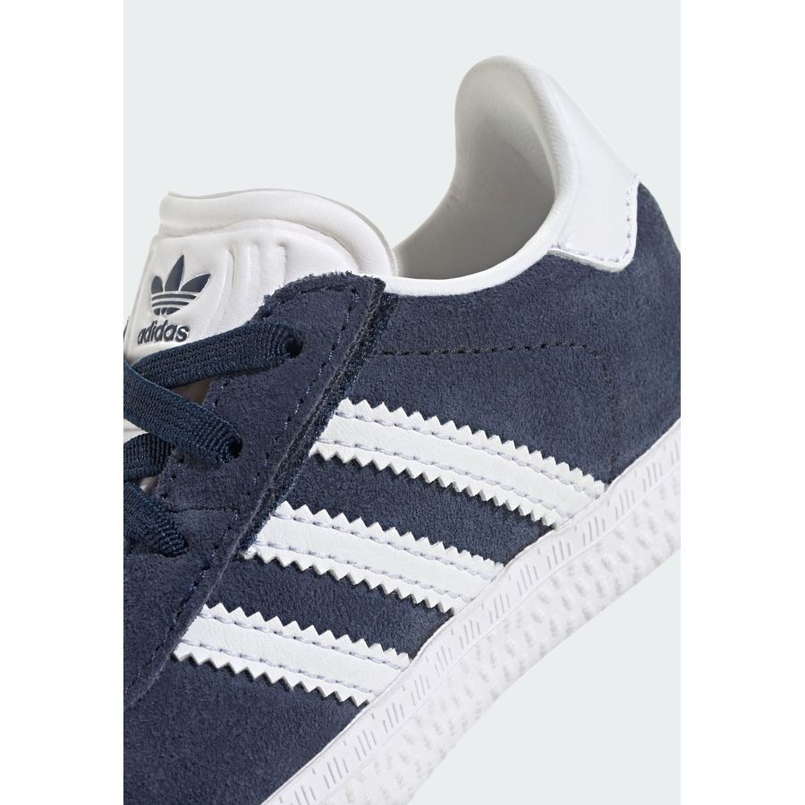 Adidas Original Gazelle Comfort Closure Elastic Laces Shoes Kids