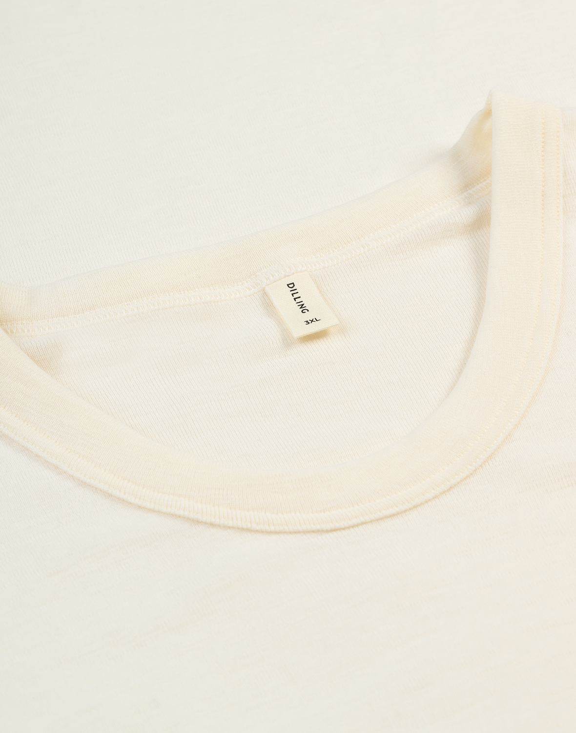 Plus size T-shirt van merinowol voor heren
