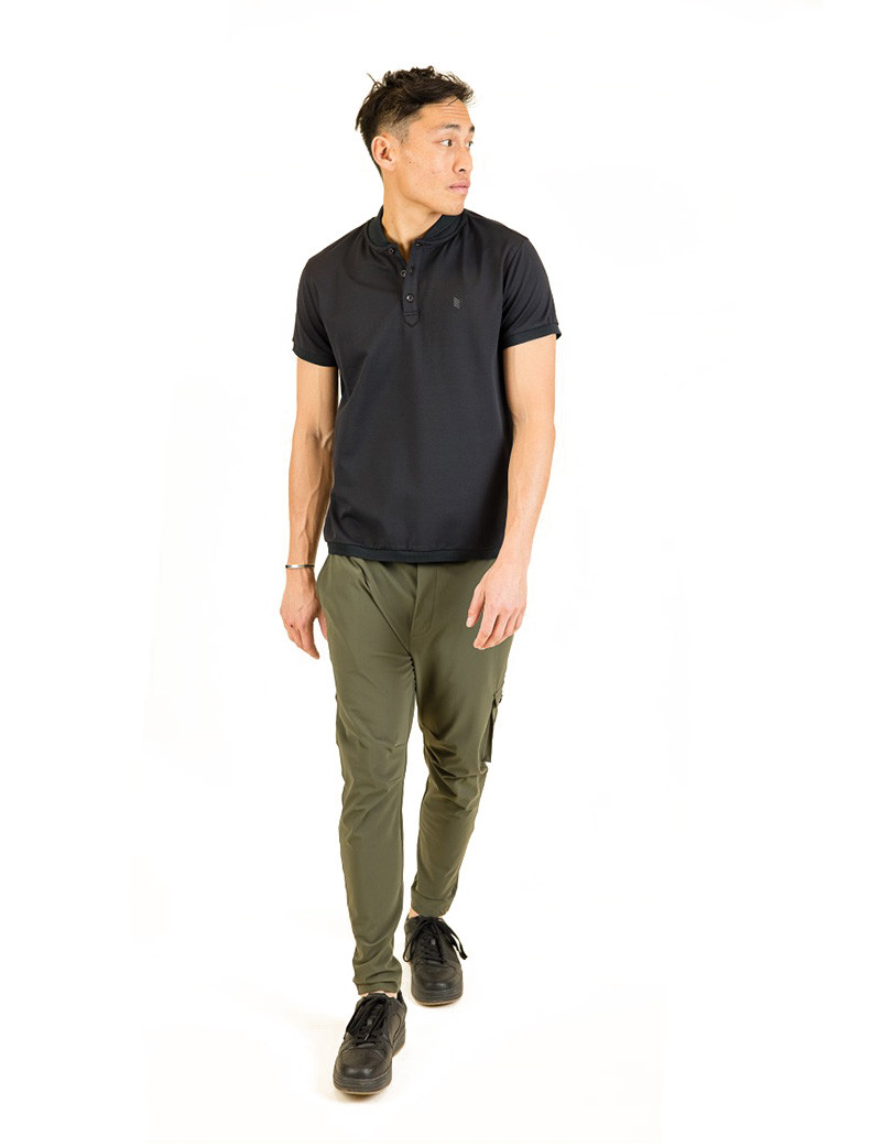 HBT CASTEL POLO HOMME NOIR