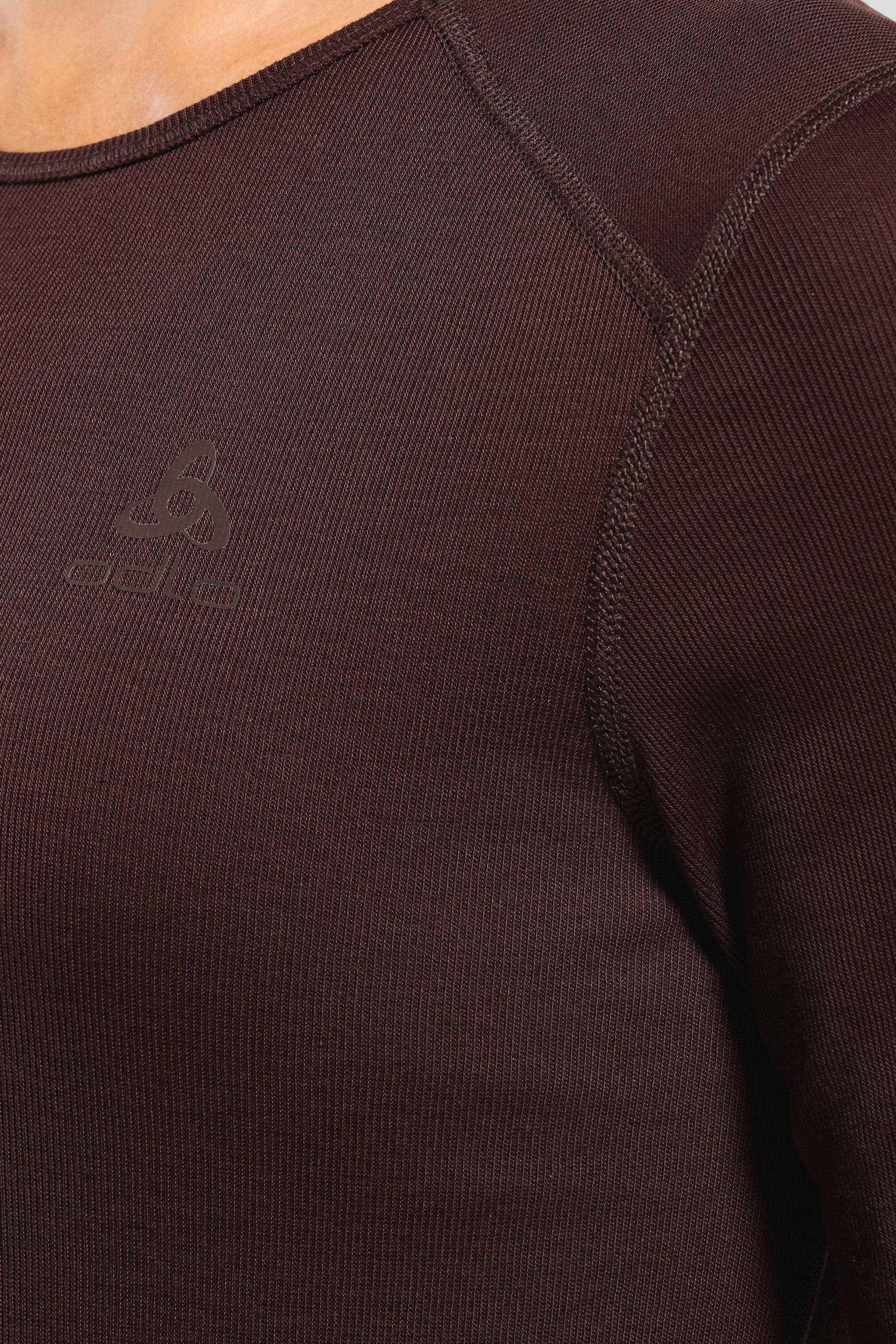 Odlo thermoshirt donkerbruin