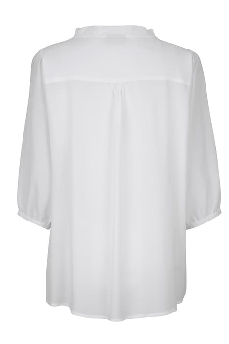 Bluse, Rüschenkragen, 3/4-Ärmel