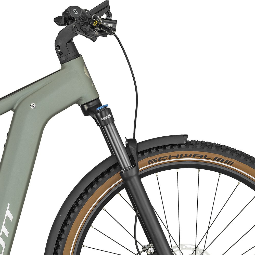 Scott Axis eRIDE 10 Lady E-MTB Hardtail highland green