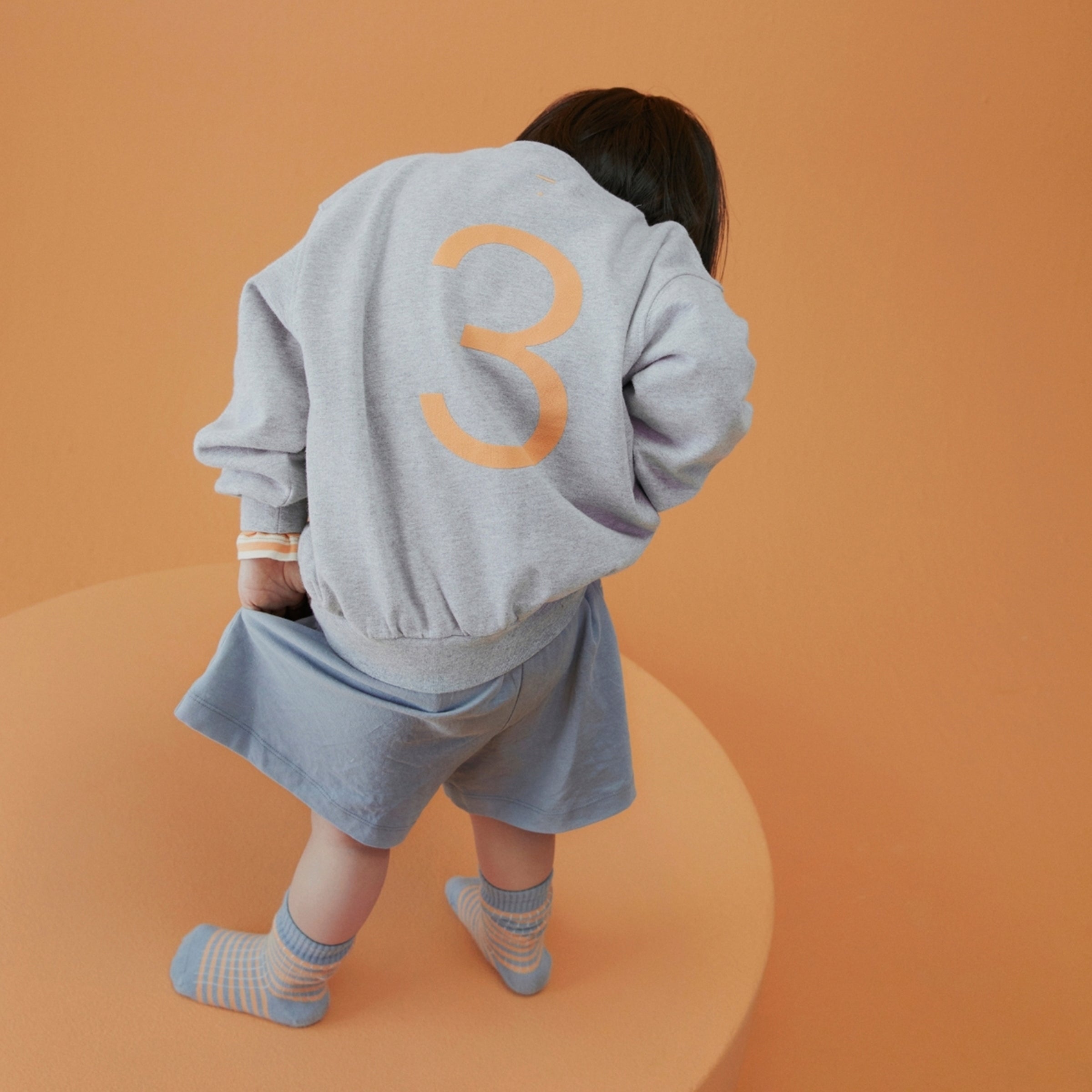 Shorts Button Stone Grey