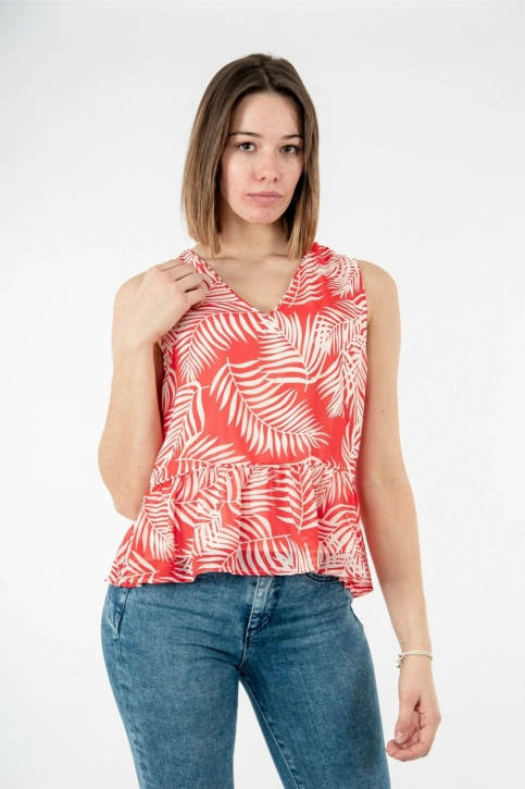 débardeurs molly bracken la436be21 jungle red orange