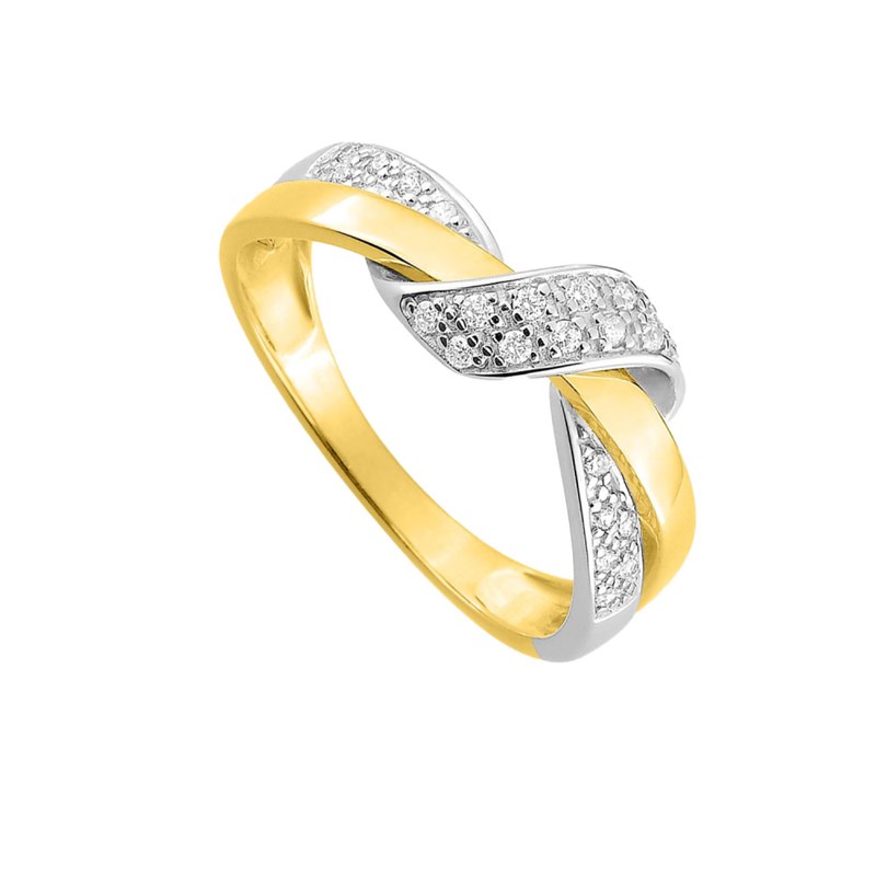 Bague Femme - Oxyde de zirconium - Or 18 Carats