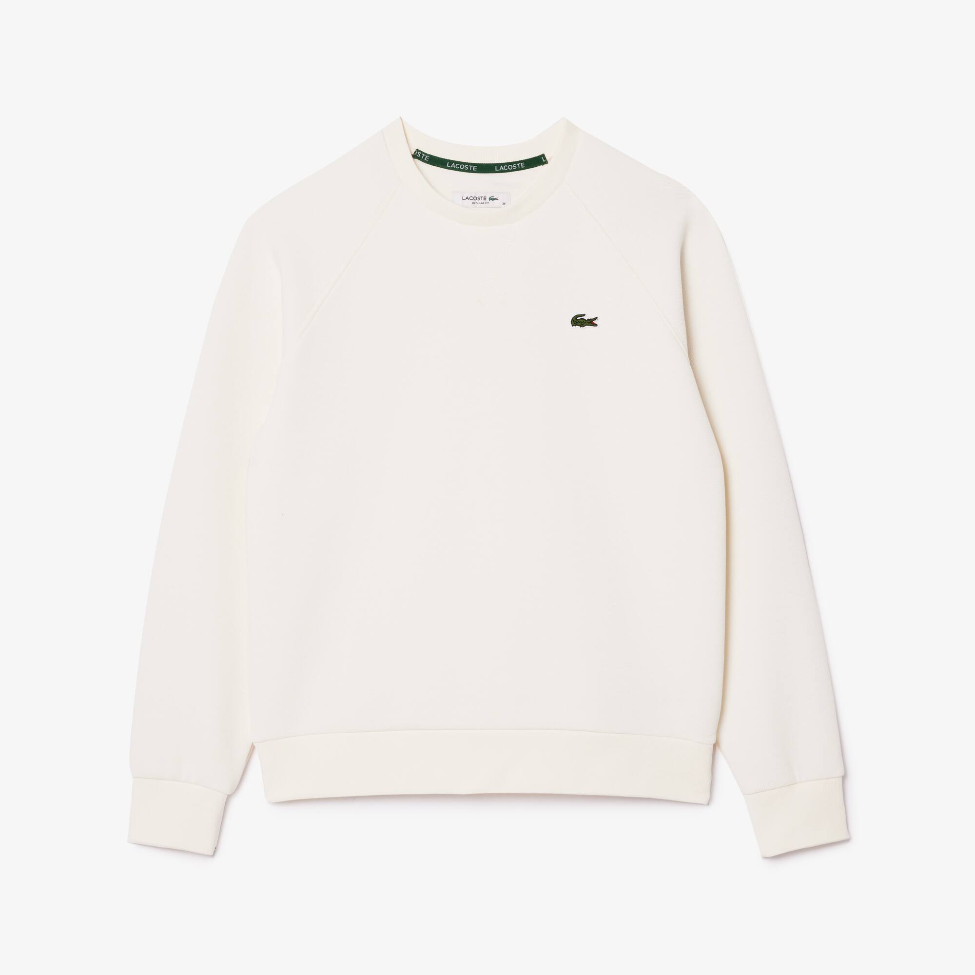 Double Face Piqué Sweatshirt Sweatshirts - Weiss - Lacoste - Damen