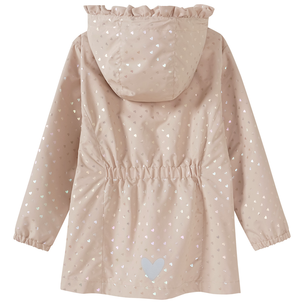 Topolino Mädchen 3-in-1 Jacke mit Herzen beige