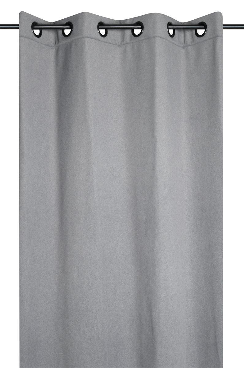 MOREY RIDEAU ISOLANT 140X260CM GRIS