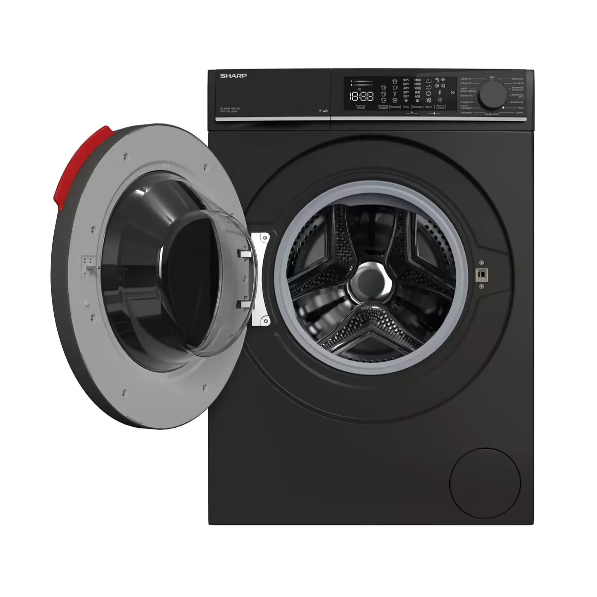 Waschmaschine 9kg Sharp ES-WNFL914CMDA-DE Schwarz