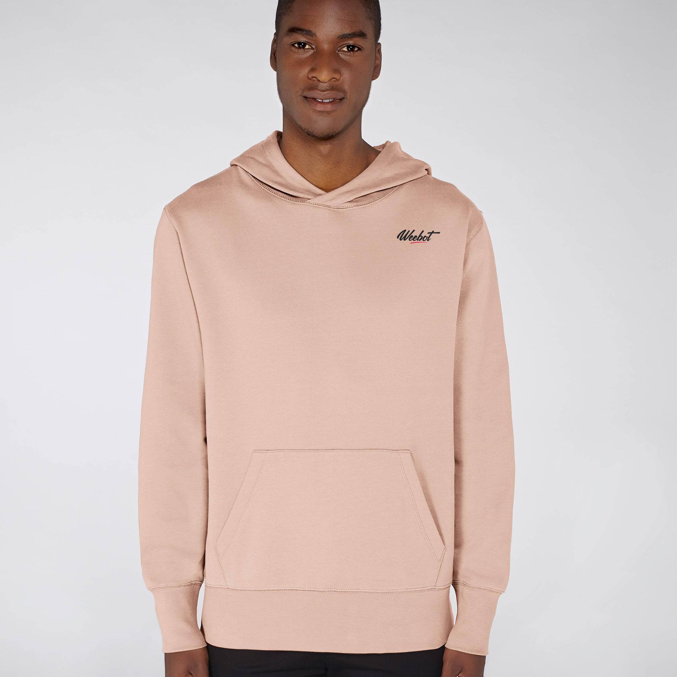 Sweat-Shirt à  Capuche Weebot CHILL Rose Logo