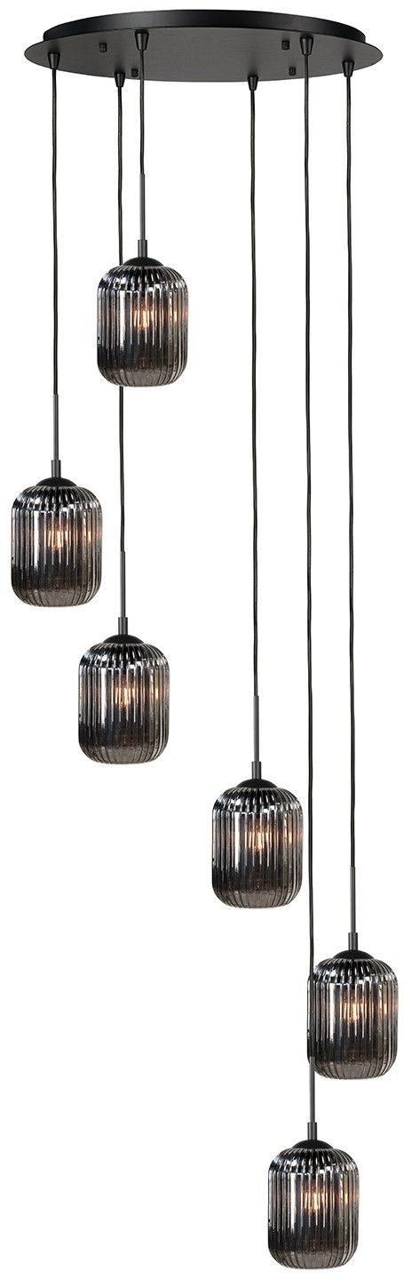Hanglamp Zwart Castel ⌀50  cm