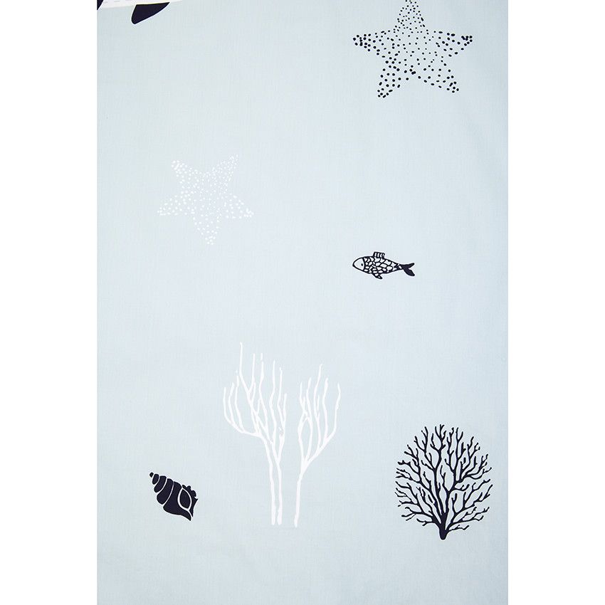 Parure de lit avec housse de couette et taie d'oreiller Pretty sea - Bleu