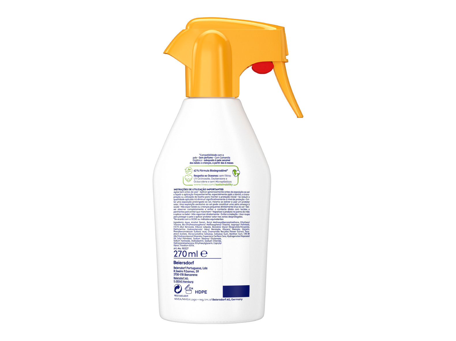 Protect Protetor Solar para Crianças Sensitive Spray FP50  Babies & Kids Sensitive NIVEA SUN 270 ml